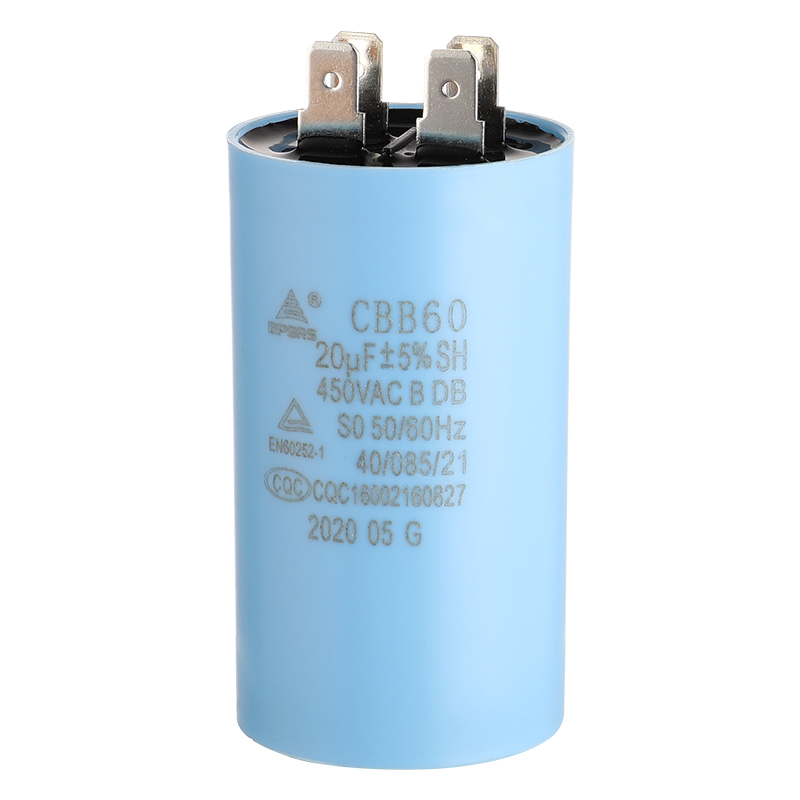 CBB60 CAPACITOR 450V 20UF 40/85/21 B CQC pour climatiseur et réfrigérateur